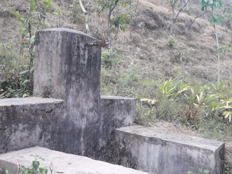 १५ वर्ष अघि निर्माण भएको खानेपानी आयोजना जिर्ण 